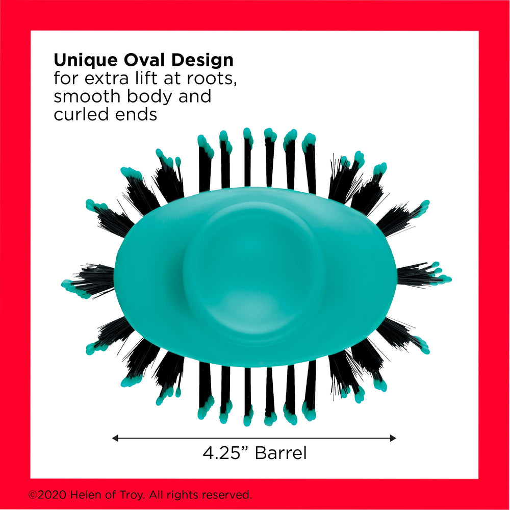 REVLON One Step Volumizer in use provides root lift