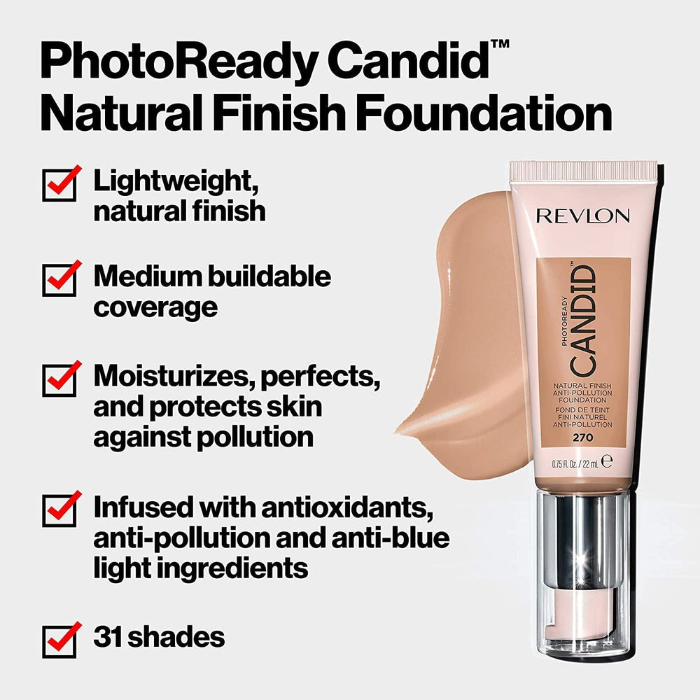 REVLON PhotoReady Candid packaging open highlighting clean fragrance-free formula