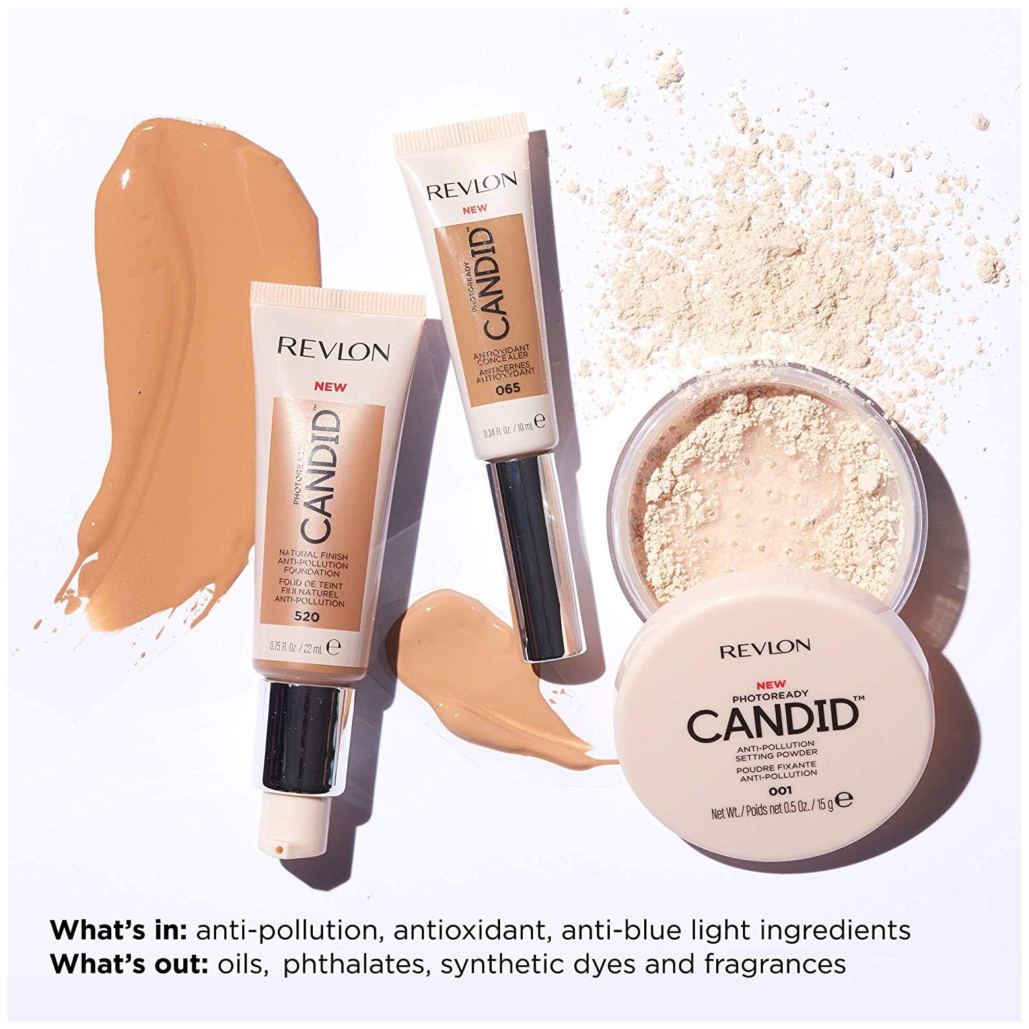 REVLON PhotoReady Candid shade finder screen indicating undertone options