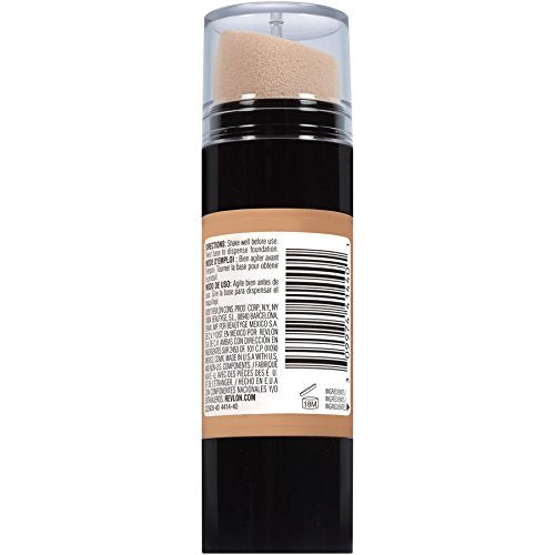 Revlon PhotoReady Insta-Filter Foundation Natural Beige built-in blender close-up for perfected makeup.