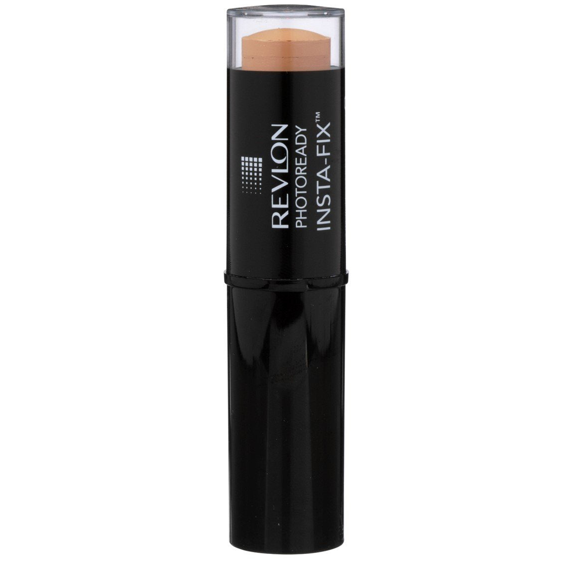 Revlon Insta-Fix Stick application enables precise coverage for blemishes and uneven tones.
