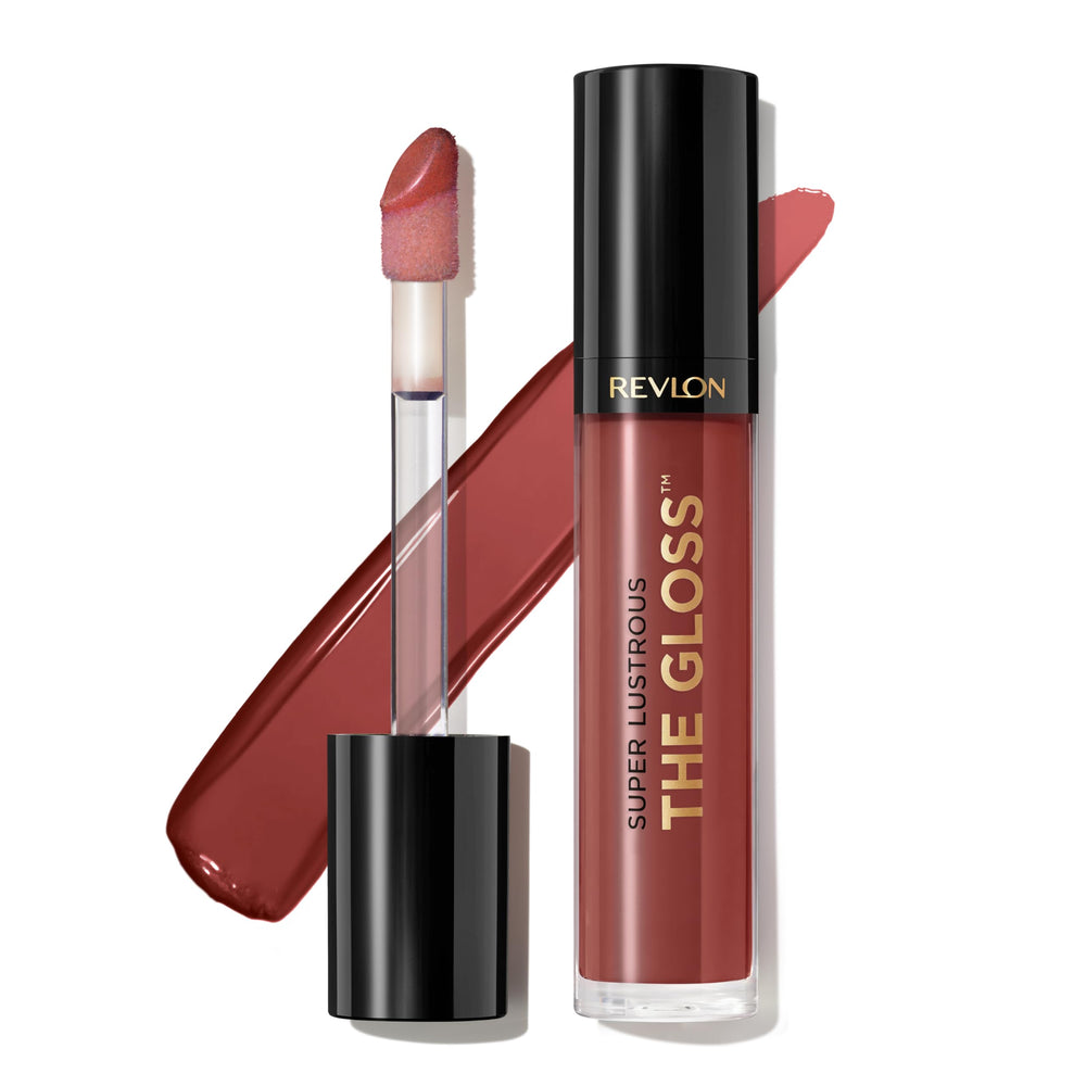 Revlon Super Lustrous Lip Gloss Indulge In It close-up with glossy color and hydration.