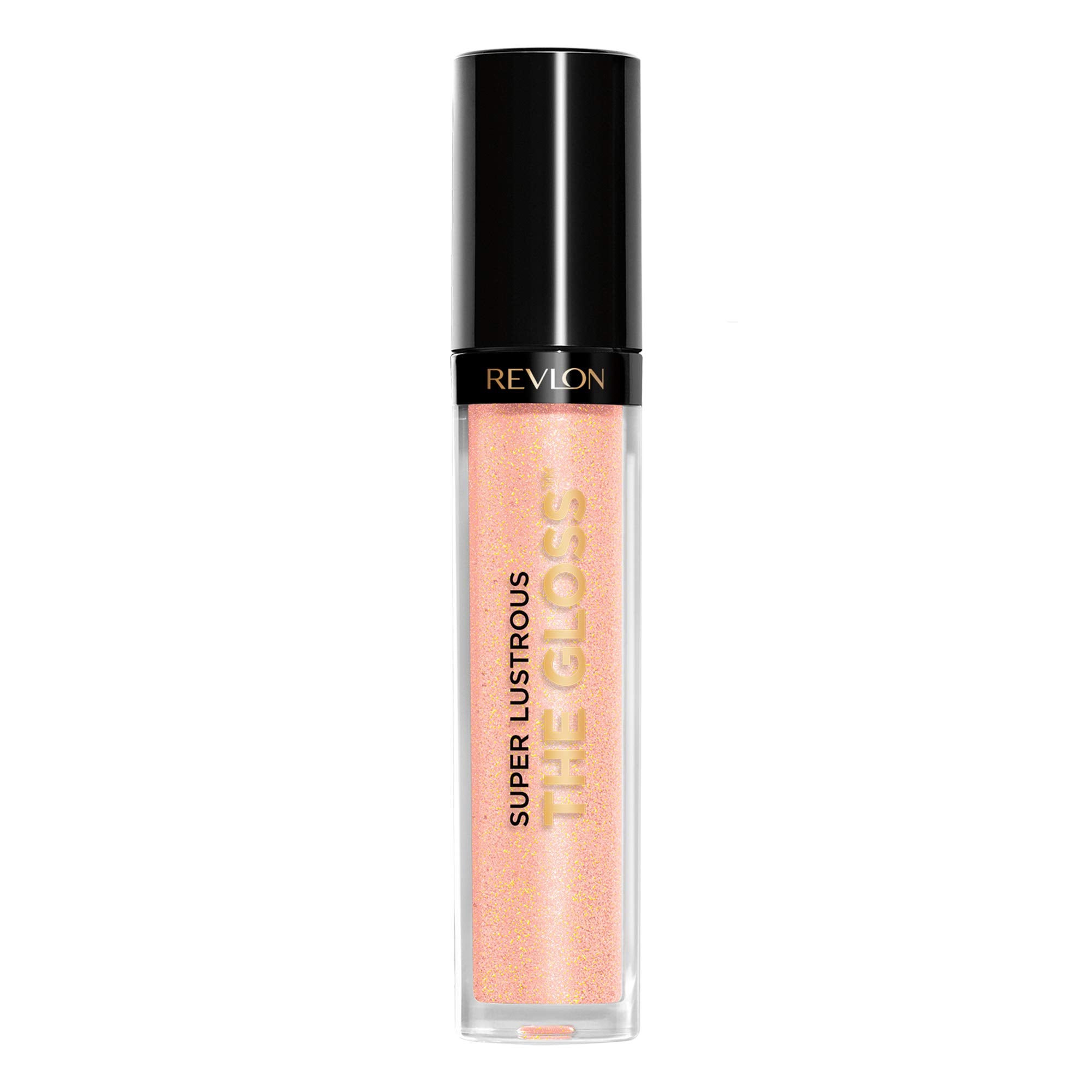 Revlon Super Lustrous Lip Gloss Snow Pink bottle showing hydrating, high-shine color