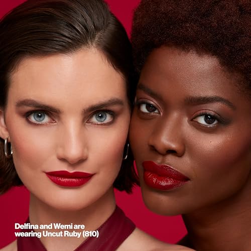 Pearl finish lipstick swatches adding luminous dimension from Revlon.