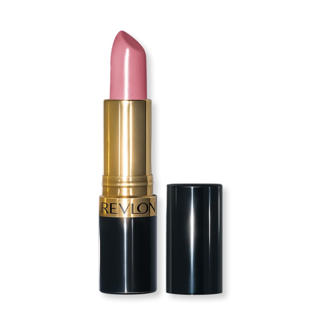 REVLON Super Lustrous Lipstick Primrose tube close-up shows creamy texture for smooth lips