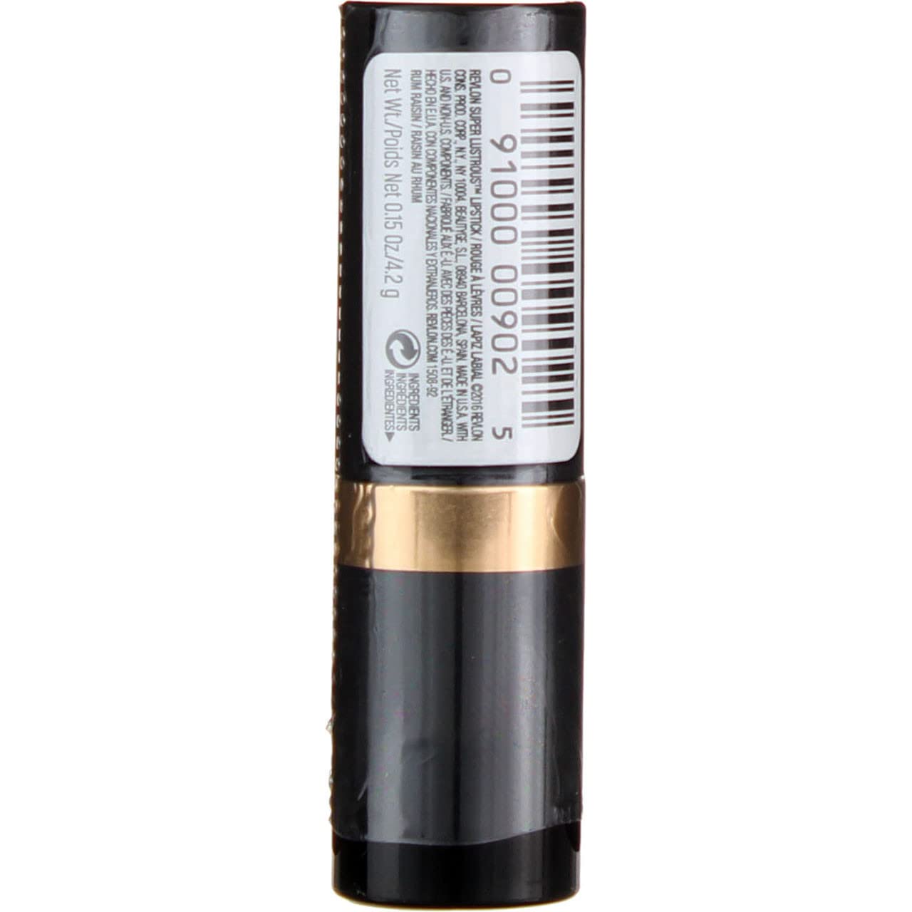 Revlon Rum Raisin on lips demonstrates bold shade with moisture-rich shine.