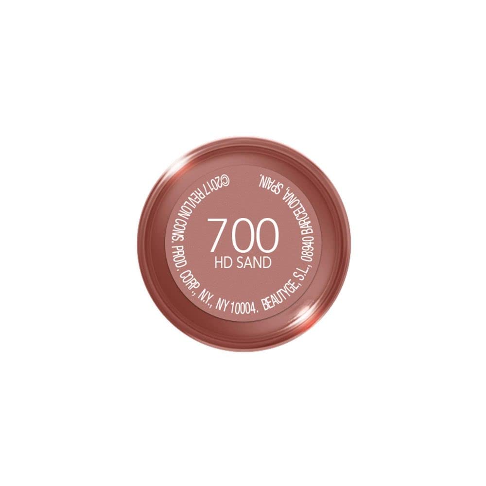 Revlon Ultra HD Gel Lipcolor in HD Sand product shot highlighting hyaluronic-acid hydration.