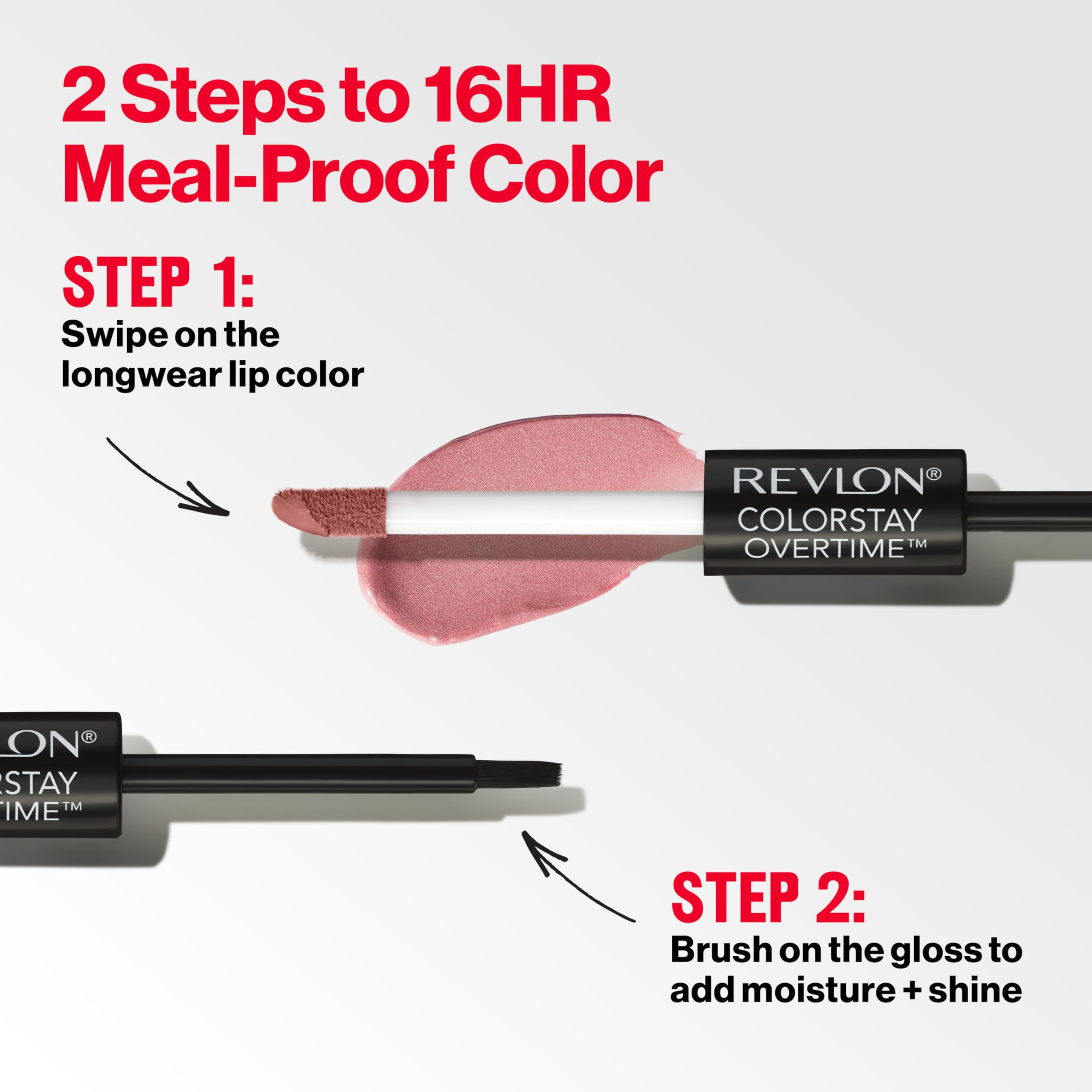 Revlon unstoppable nude shade display for everyday wear.