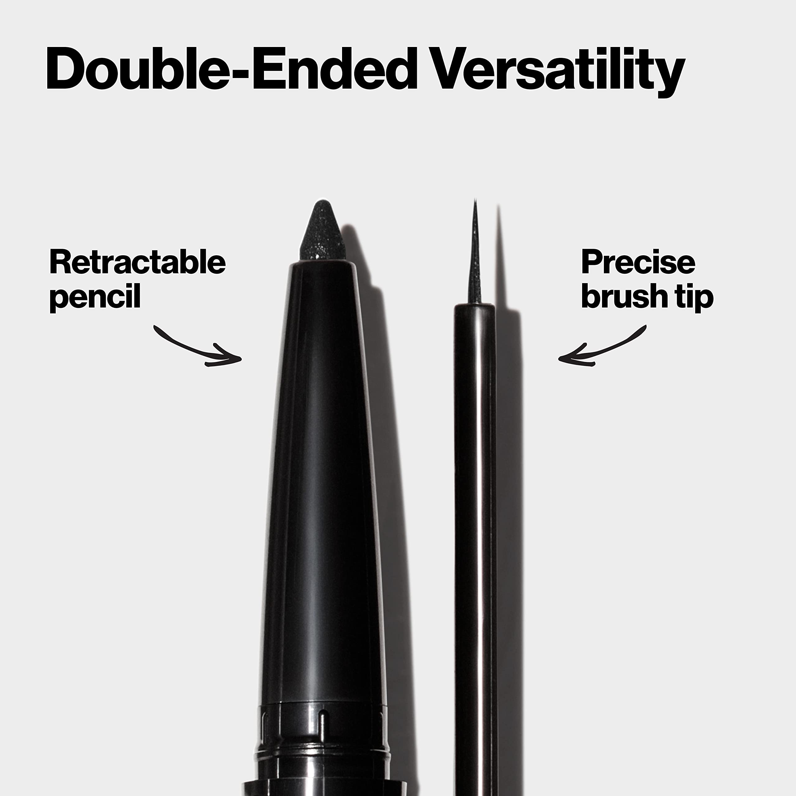 REVLON waterproof and transfer-proof formula keeps lines intact.