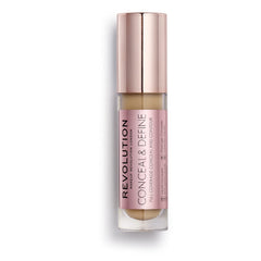 Revolution Conceal & Define concealer bottle showing full coverage base