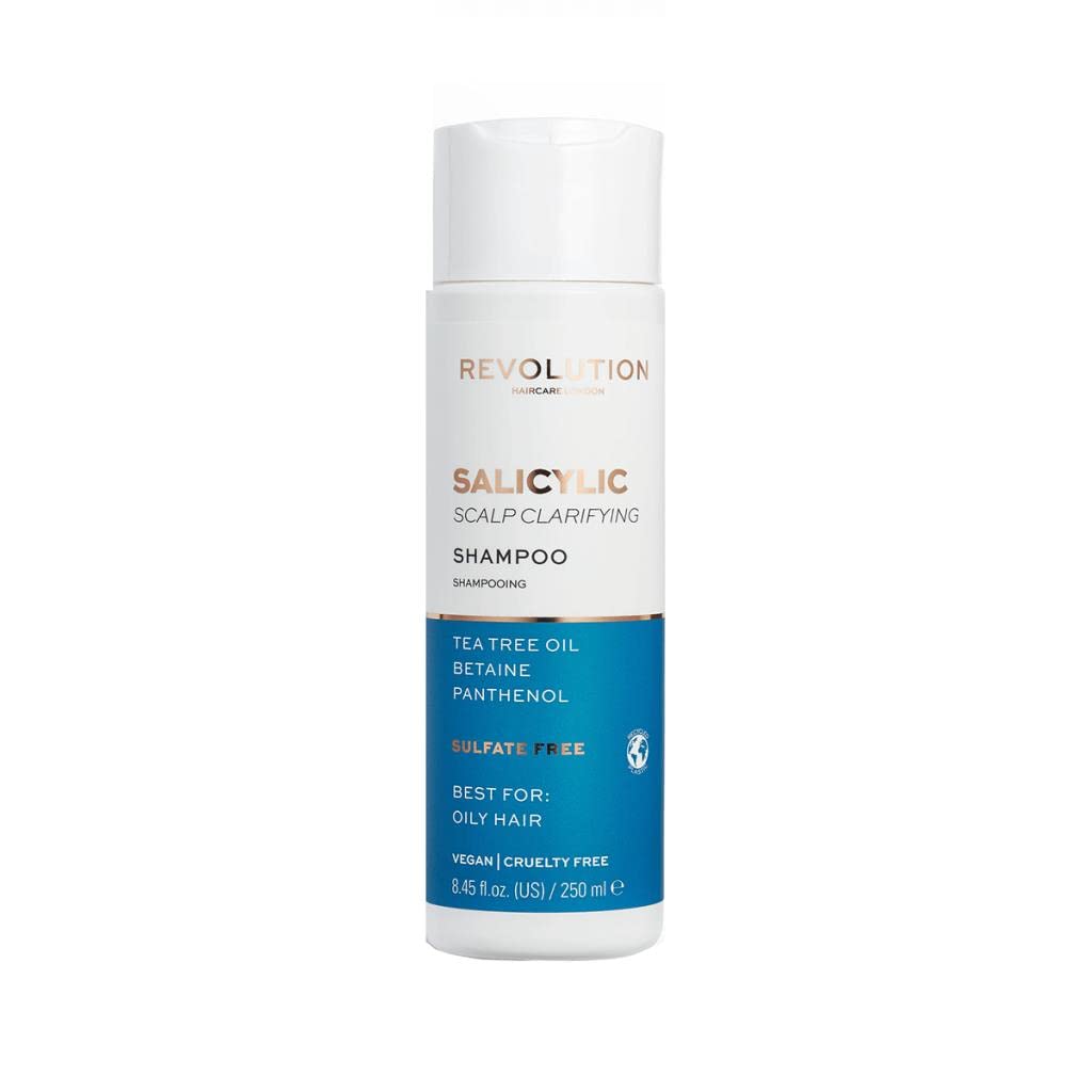 REVOLUTION Haircare bottle pour for salicylic acid clarifying shampoo refreshing scalp and oil control