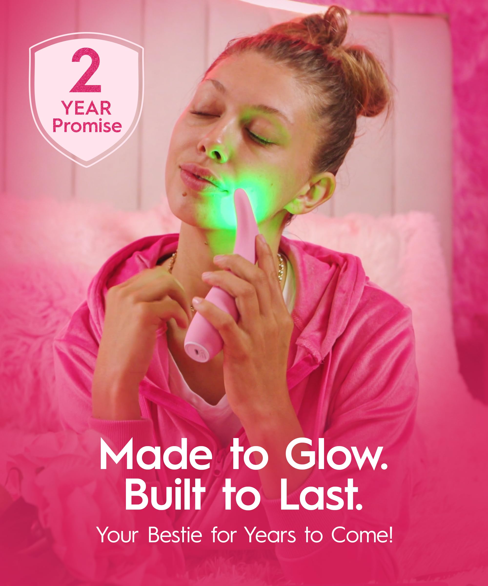 REVOMADIC REVO Genie three led therapy with soothing lights for a refreshing routine.