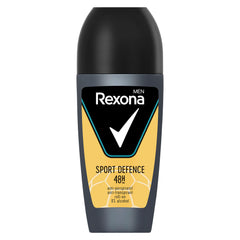 Rexona Sport Defence roll-on bottle shown for all-day freshness