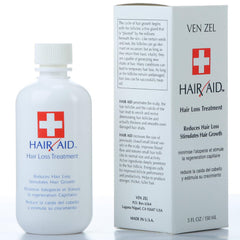 REXSOL Hair Aid bottle showing premium scalp treatment for hair health