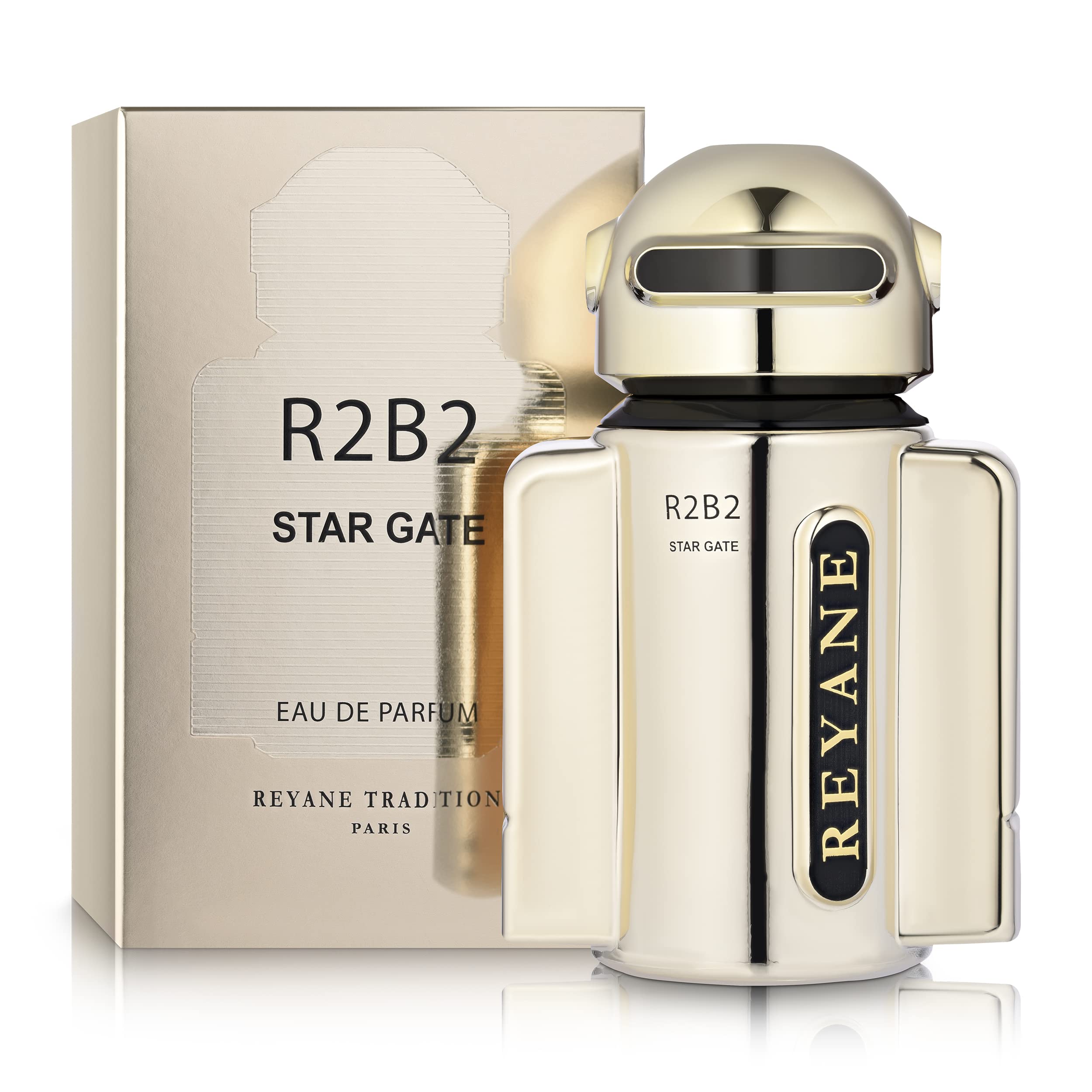 Reyane Tradition R2B2 Stargate spray, precise laser-like mist for even scent coverage.