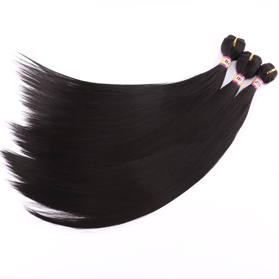 REYNA heat resistant synthetic hair close-up demonstrating heat tolerance up to 180°C.