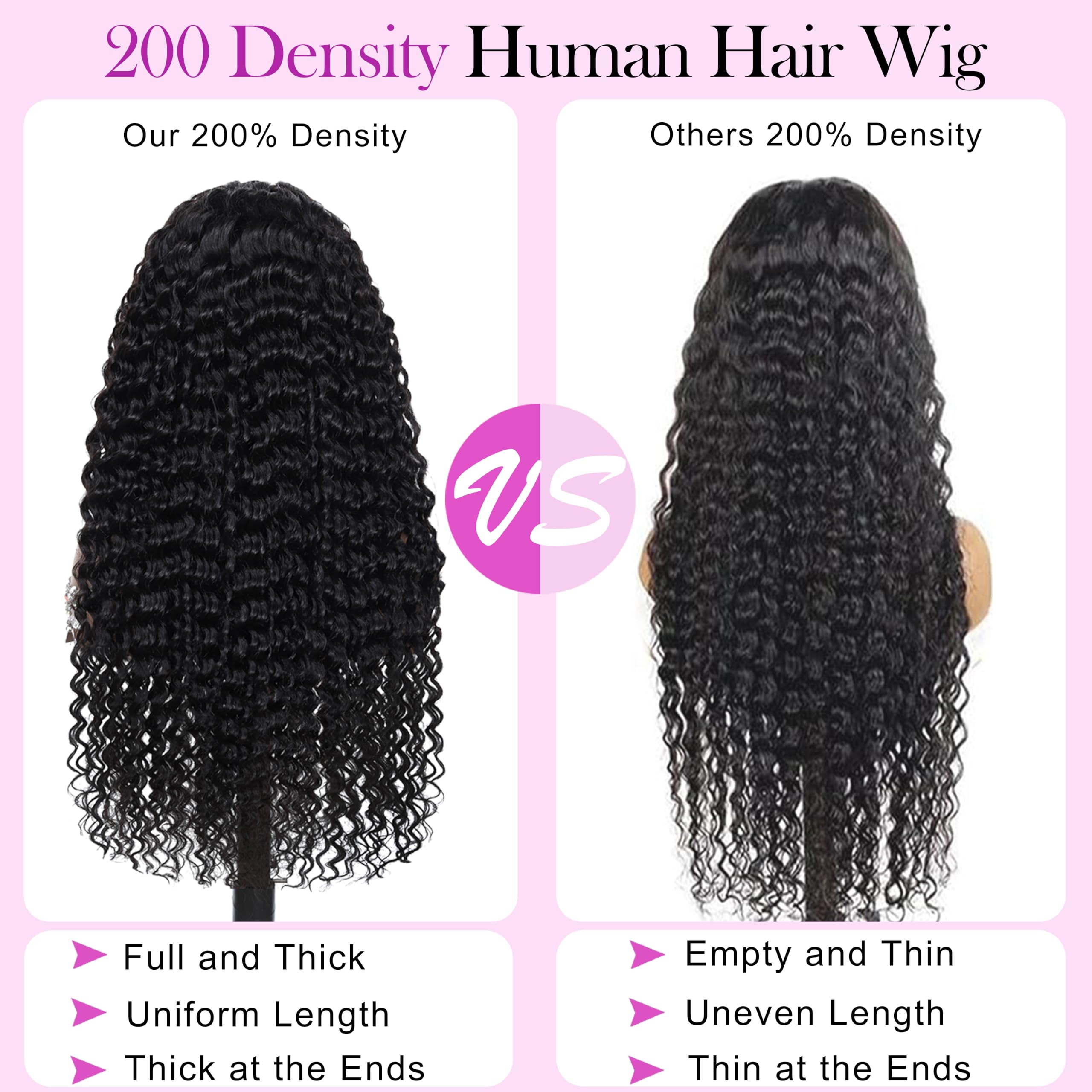 Rhiso 30-inch deep wave lace front wig close-up displaying texture.