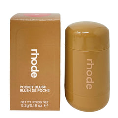 Rhode Pocket Blush Tan Line close-up shows creamy texture for smooth blend