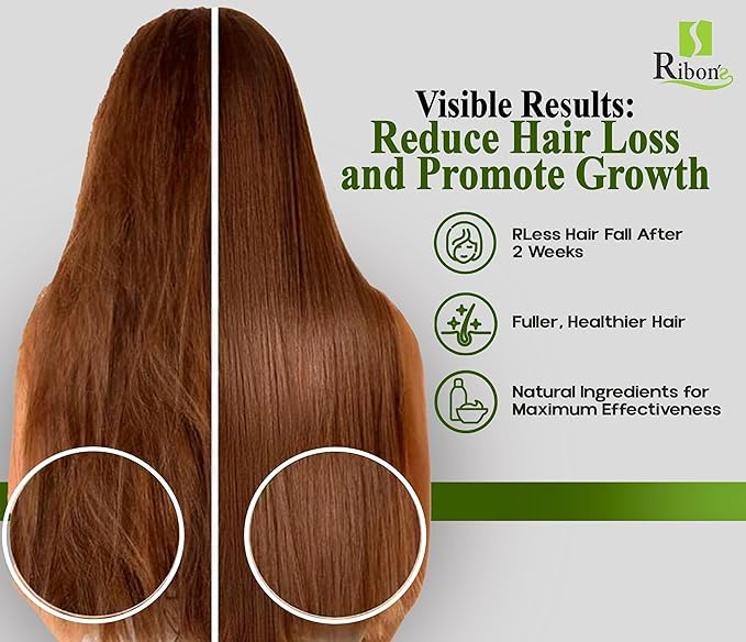 Ribon's natural hair after-use shine with natural moisture
