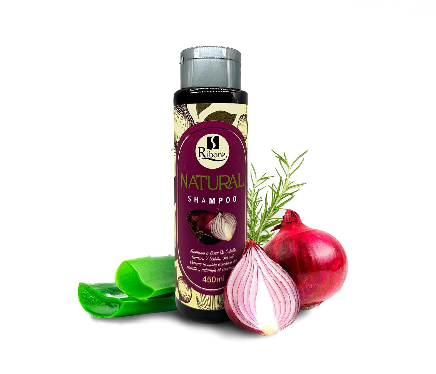 Ribon's natural shampoo foaming lather for refreshed, manageable hair