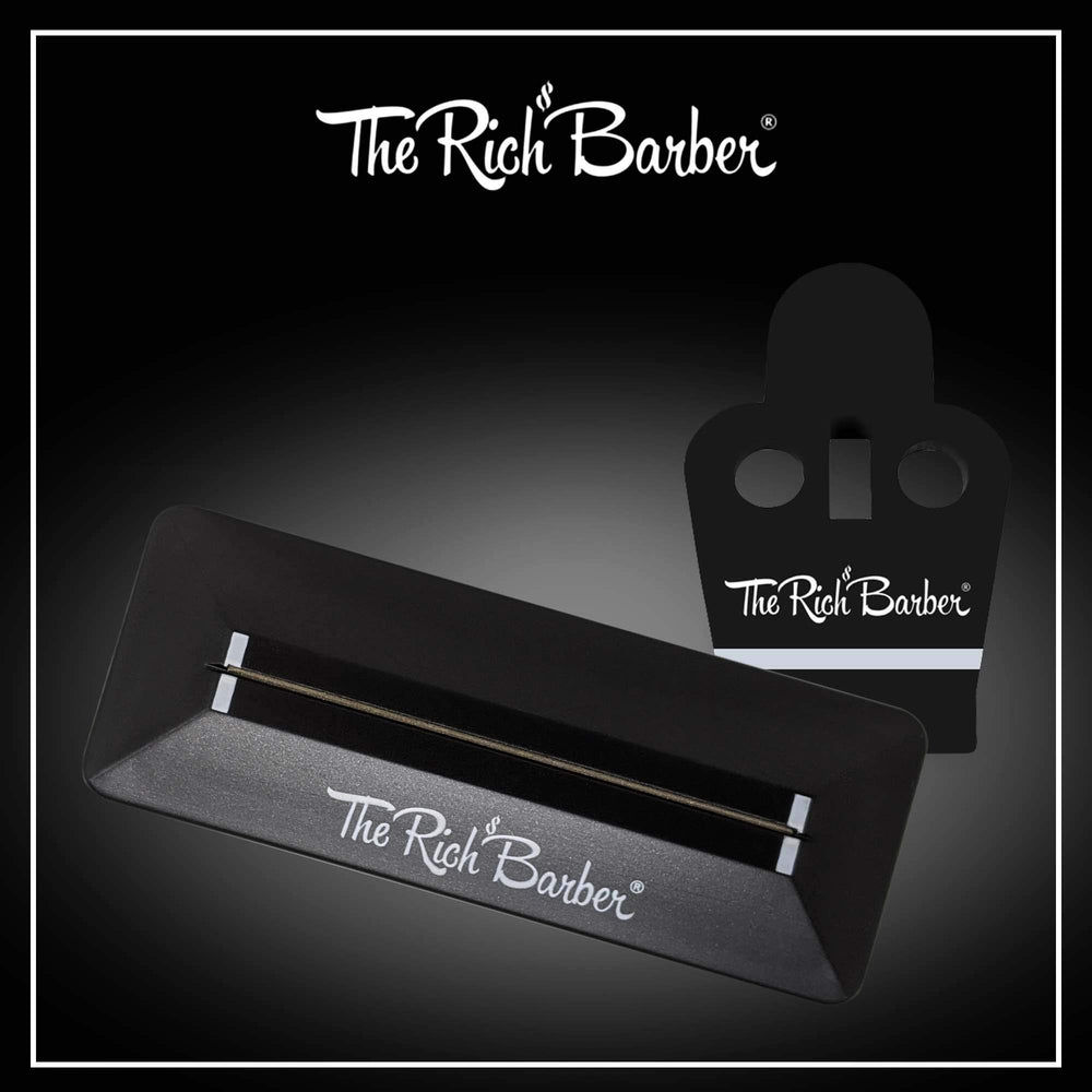 The Rich Barber finish on clients looks smooth and professional.
