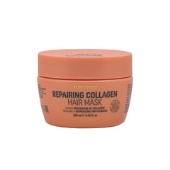 RICH Pure Luxury repairing hair mask with collagen nourishes damaged strands.