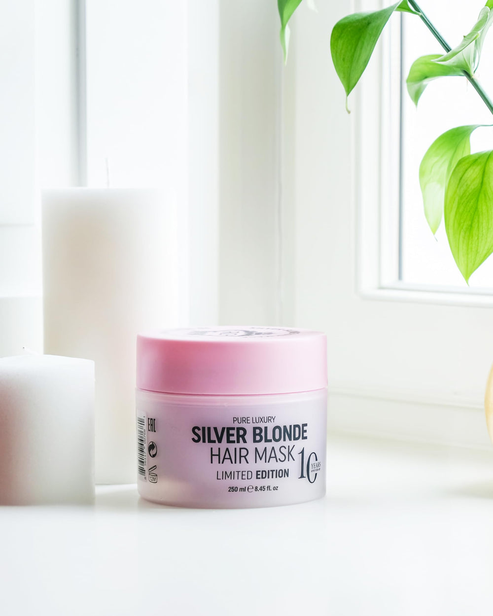 RICH Pure Luxury mask being applied to damp hair for even coverage.