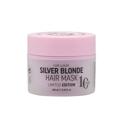 RICH Pure Luxury Silver Blonde Hair Mask bottle showcases premium toning for cooler blonde results.