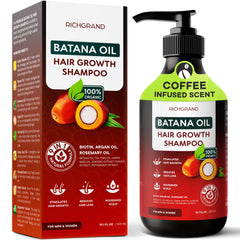 RICHGRAND Batana Oil Shampoo bottle shows sulfate-free thinning hair formula