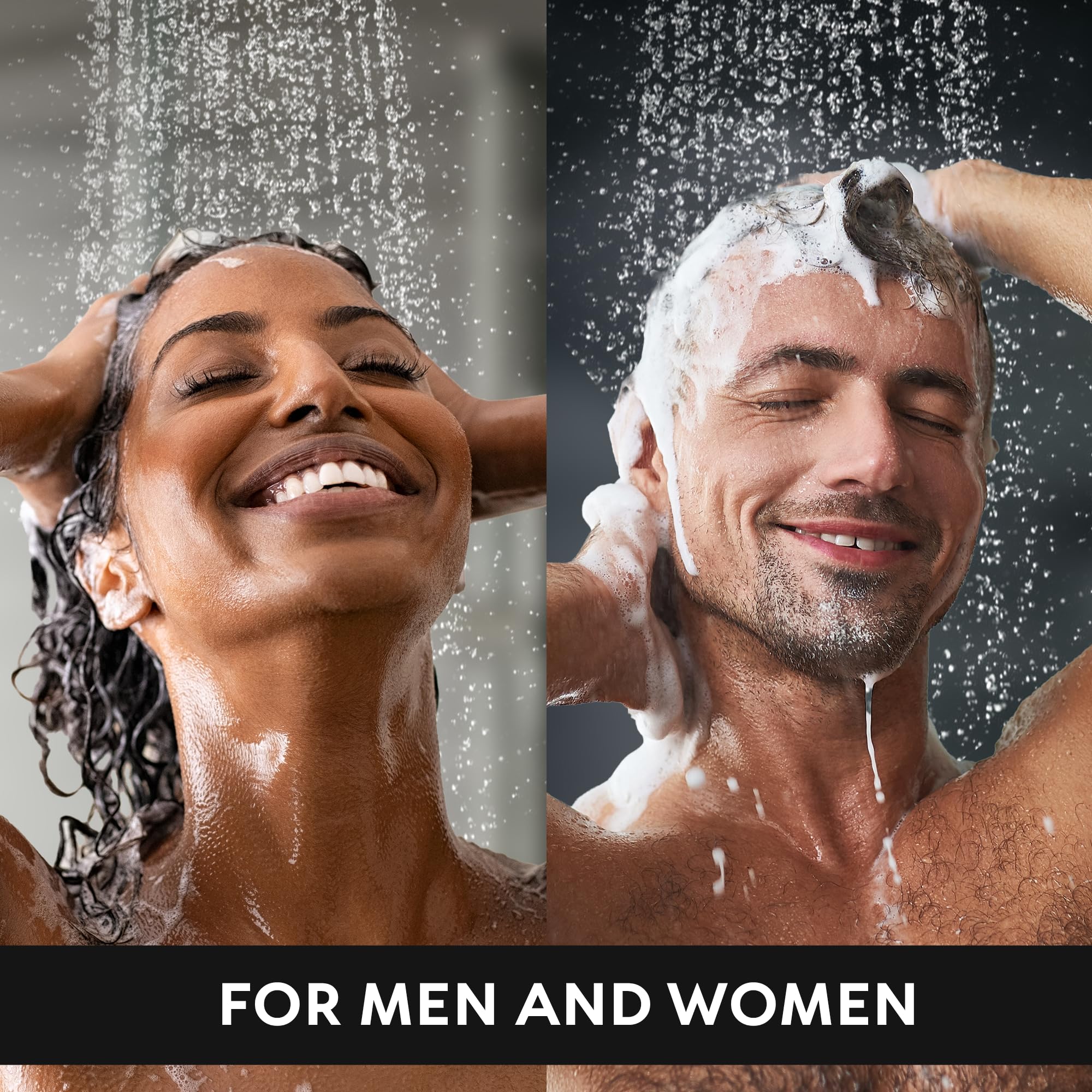 RICHGRAND Batana Oil Shampoo texture on dry hair shows softness
