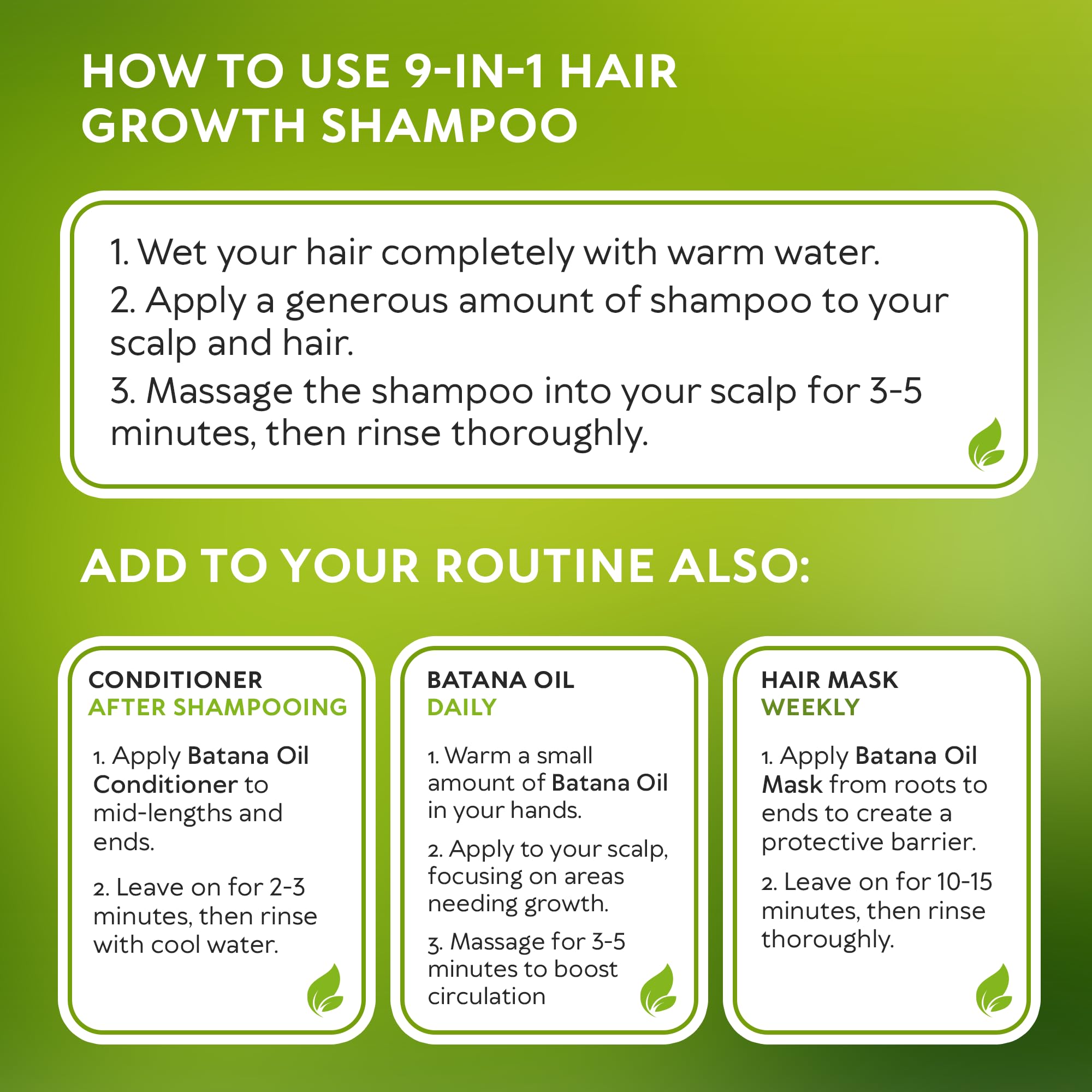 RICHGRAND Batana Oil Shampoo scalp-refresh moment during wash
