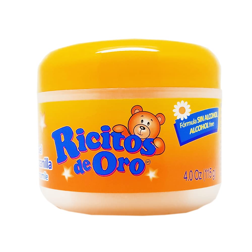 Ricitos de Oro Chamomile Styling Gel gives soft, manageable baby hair without greasiness.