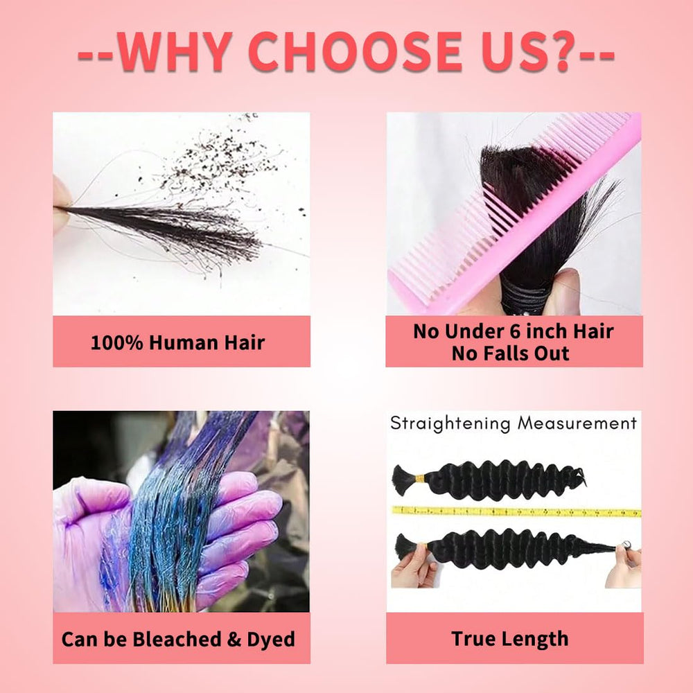 RICROF 16 inch length blends with most hair lengths for varied styles