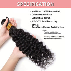 RICROF no-tangle braiding hair for smooth, easy braiding sessions