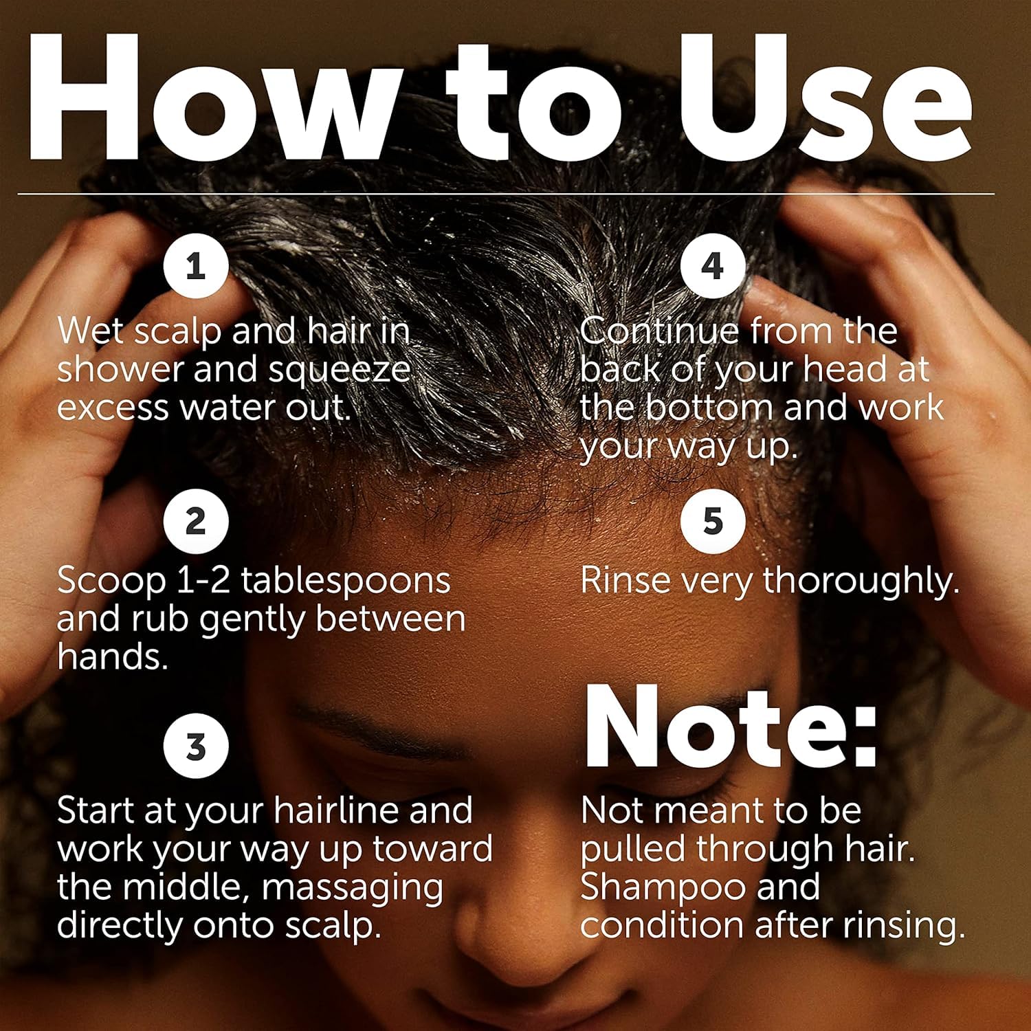 Rida Charcoal Scalp Scrub removes dandruff and flakes while hydrating the scalp