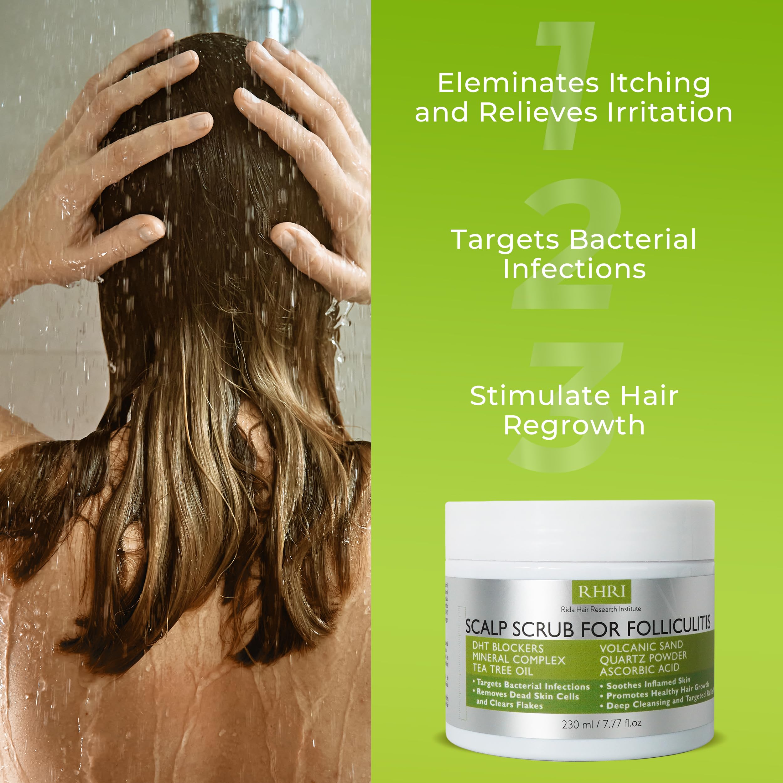 Rida Hair DHT blockers support balanced scalp and healthier looking hair