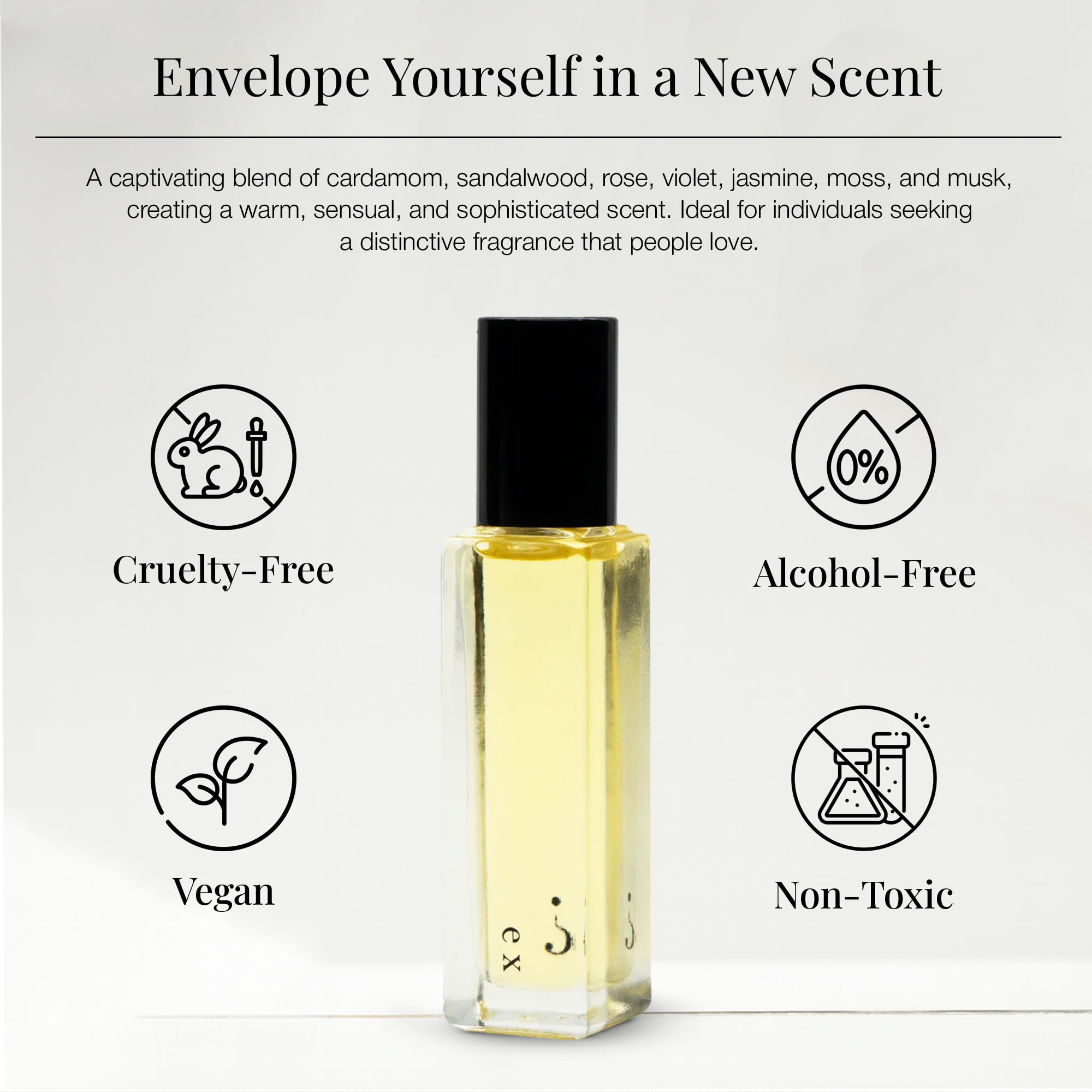 Riddle Ex Roll-On Perfume sandalwood warmth for evenings