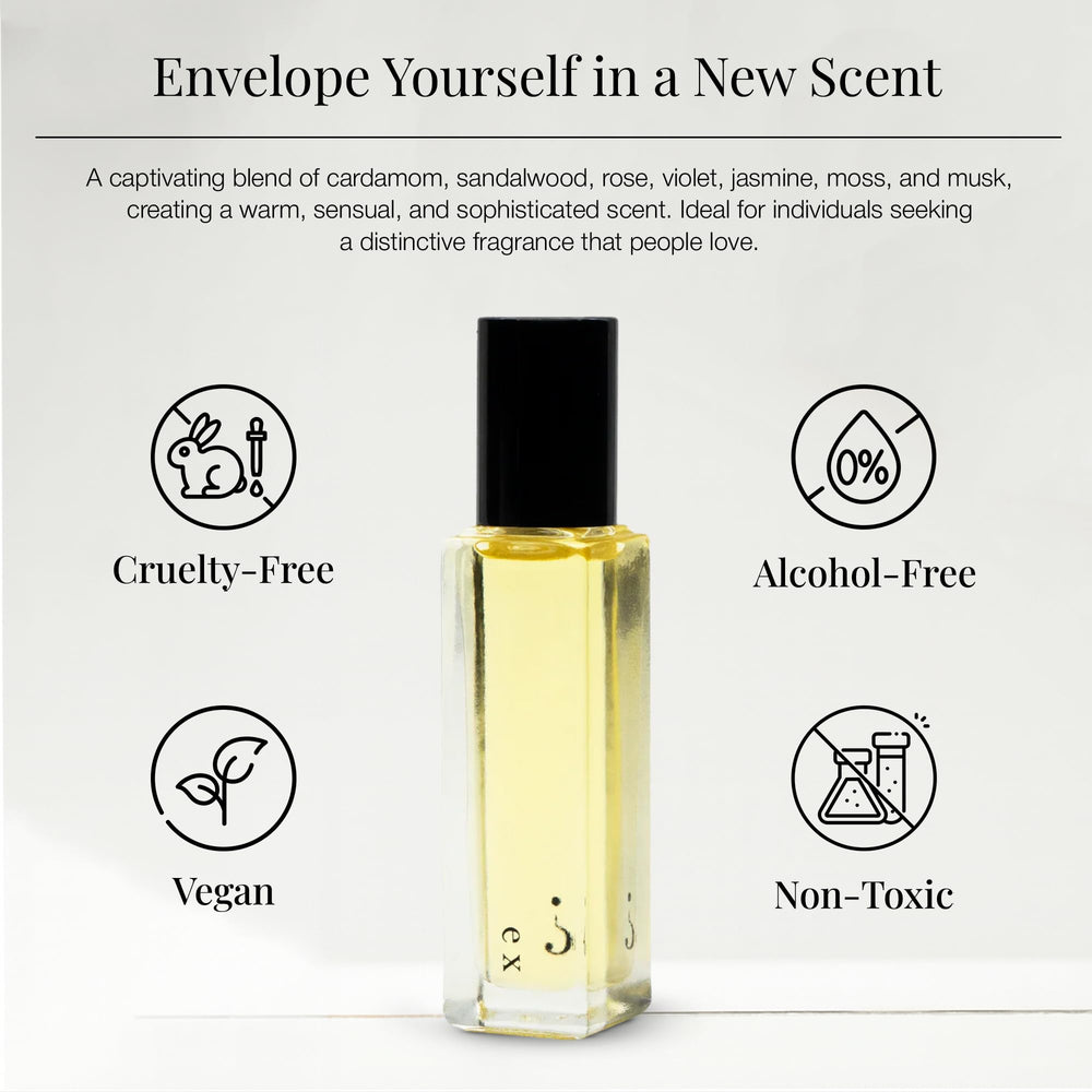 Riddle Ex Roll-On Perfume sandalwood warmth for evenings