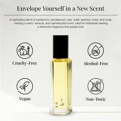 Riddle Ex Roll-On Perfume sandalwood warmth for evenings