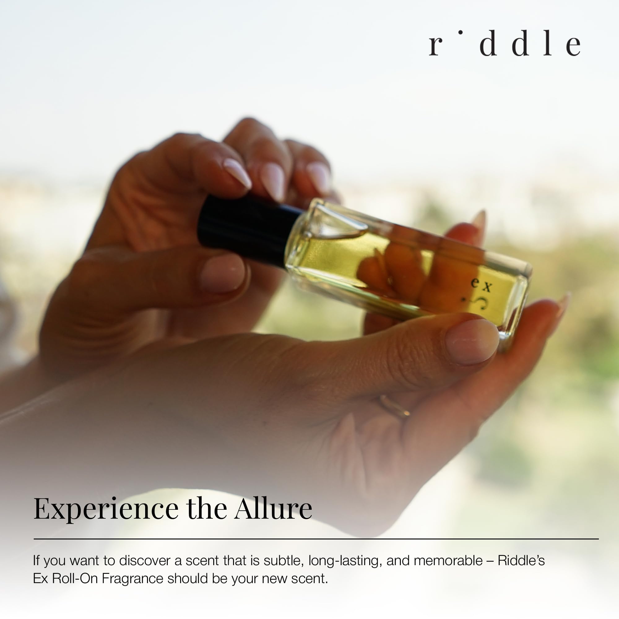 Riddle Ex Roll-On Perfume violet jasmine musk mood lift