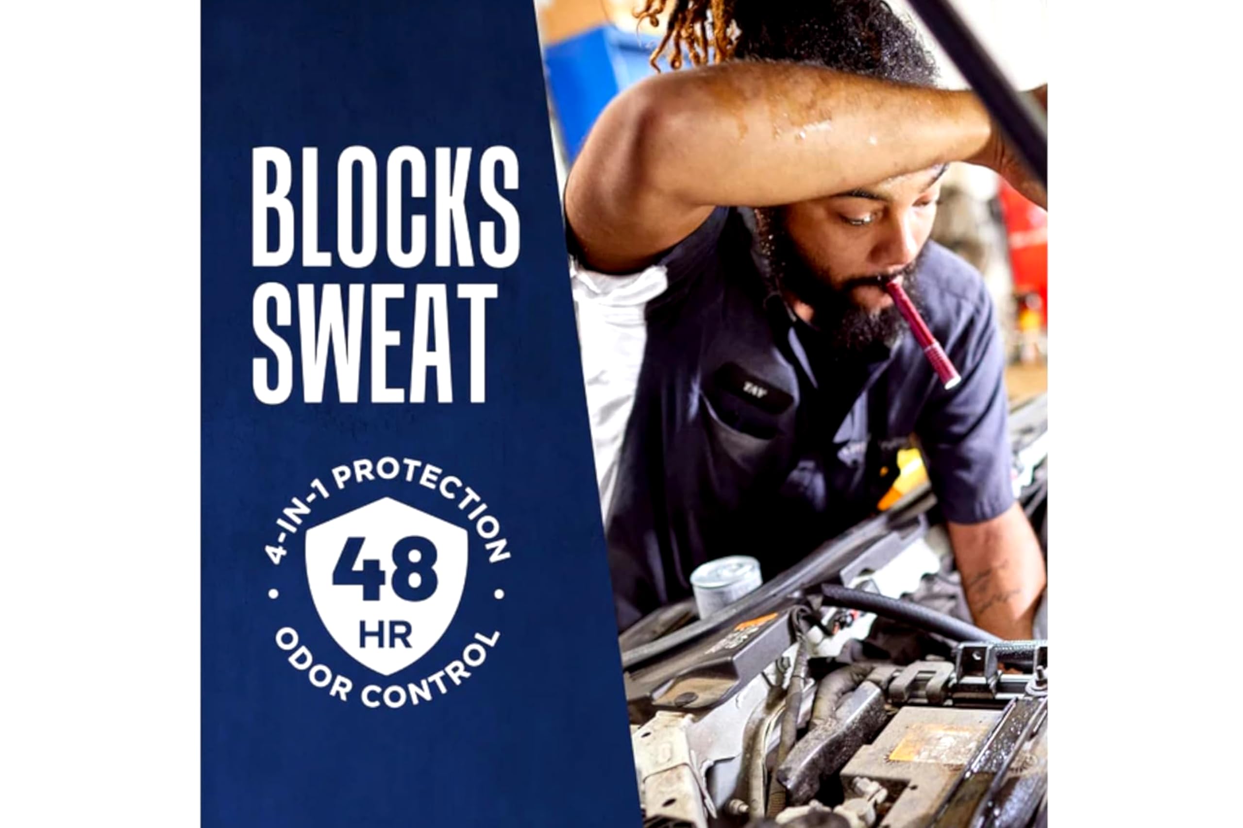 Right Guard Sport 3D Odor Defense fresh scent for daily wear.