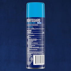 Right Guard Sport application spray in action for quick, clean deodorant application.