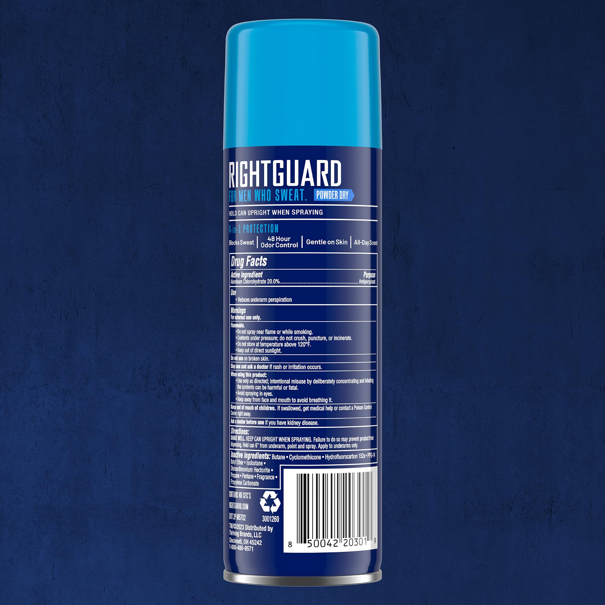 Quick-drying formula supports on-the-go freshness.