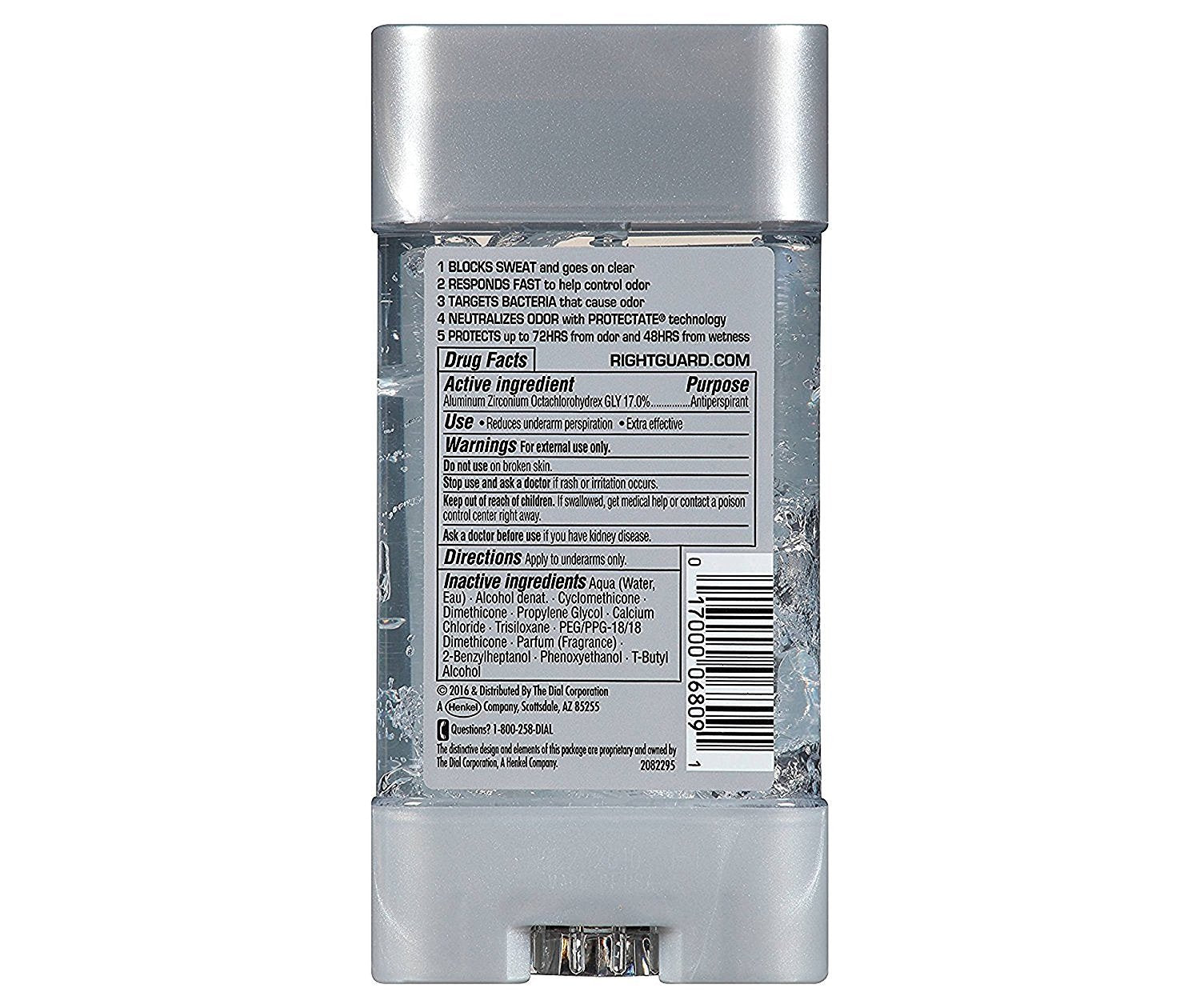 Right Guard Total Defense 5 Power Gel pack of 3 for travel and daily use