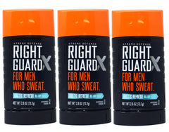 Right Guard Xtreme Defense Arctic Refresh bottle close-up for strong all-day protection.