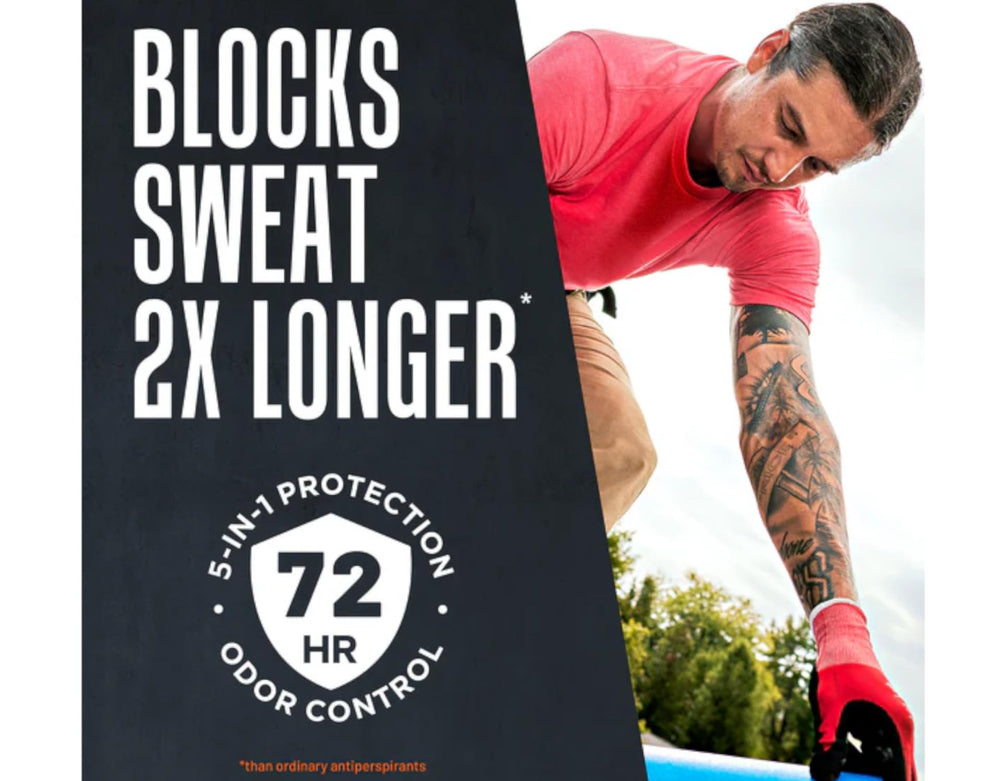 On-the-go confidence with Right Guard Xtreme Defense Gel Fresh Blast.
