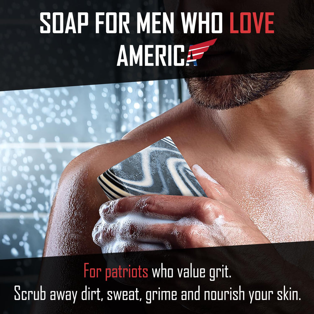 Right Wing Naturals durable shower bar soap for long-lasting use after workouts.