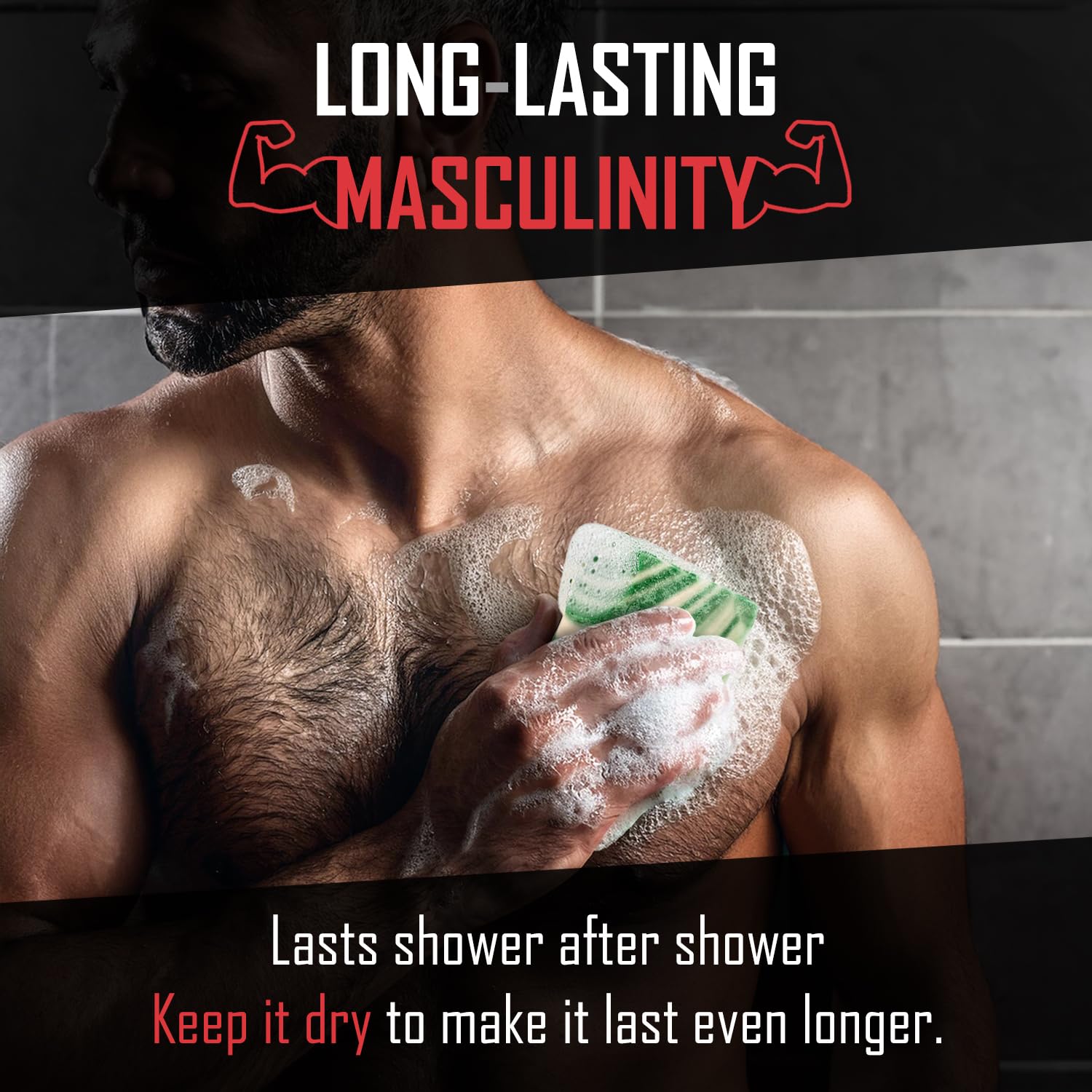 Right Wing Naturals masculine scent bars cleanse skin while leaving a confident impression.