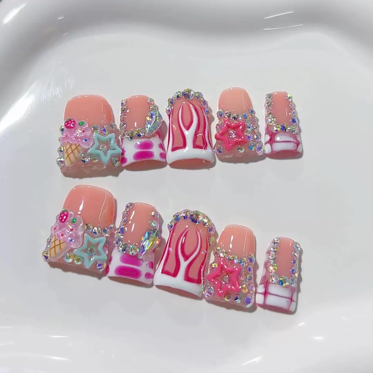 RIICFDD nails include 5 sizes to ensure a custom fit