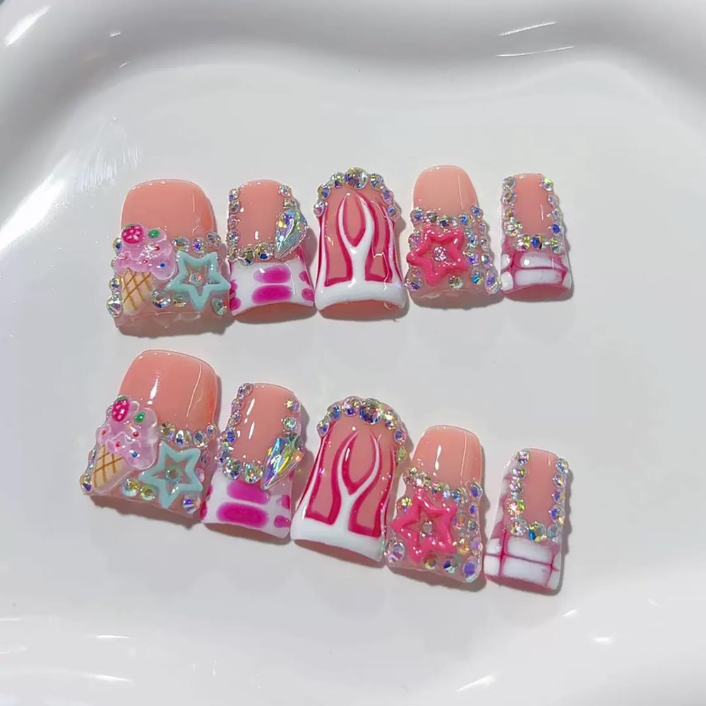 RIICFDD nails include 5 sizes to ensure a custom fit